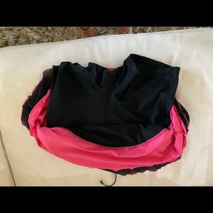 Nike Skirts - Nike pink and black tennis skirt Nike Skirts - Nike pink and black tennis skirt